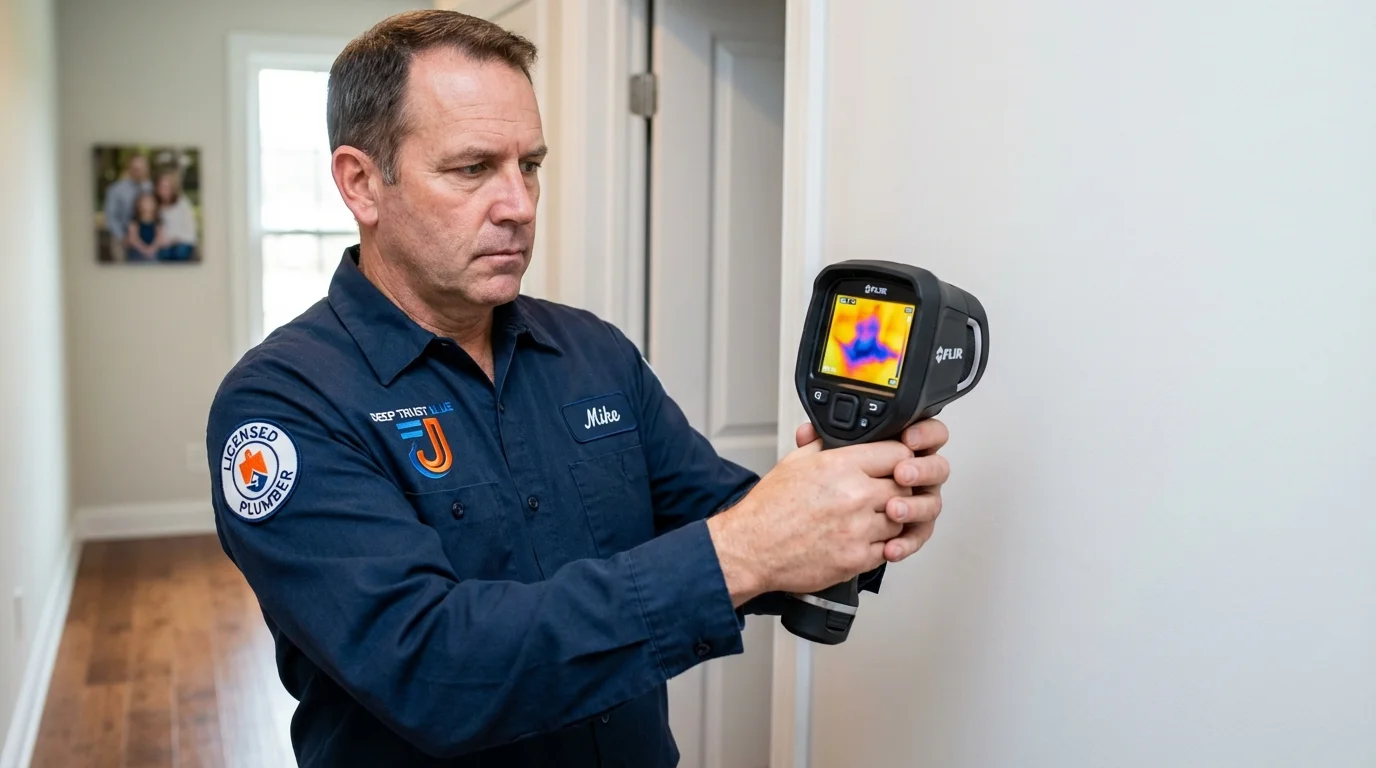 Thermal imaging leak detection by Johns Plumbing LLC in Martin